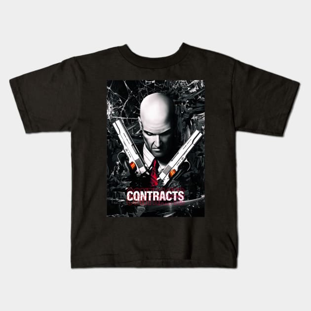 Hitman Contracts 2004 Kids T-Shirt by syanart